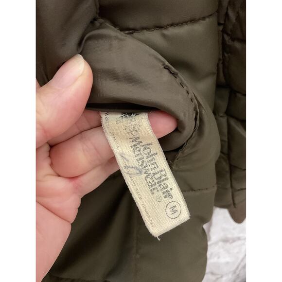 Vintage John Blair Sherpa Lined Medium Coat Jacket Greenish Brown - Picture 4 of 7